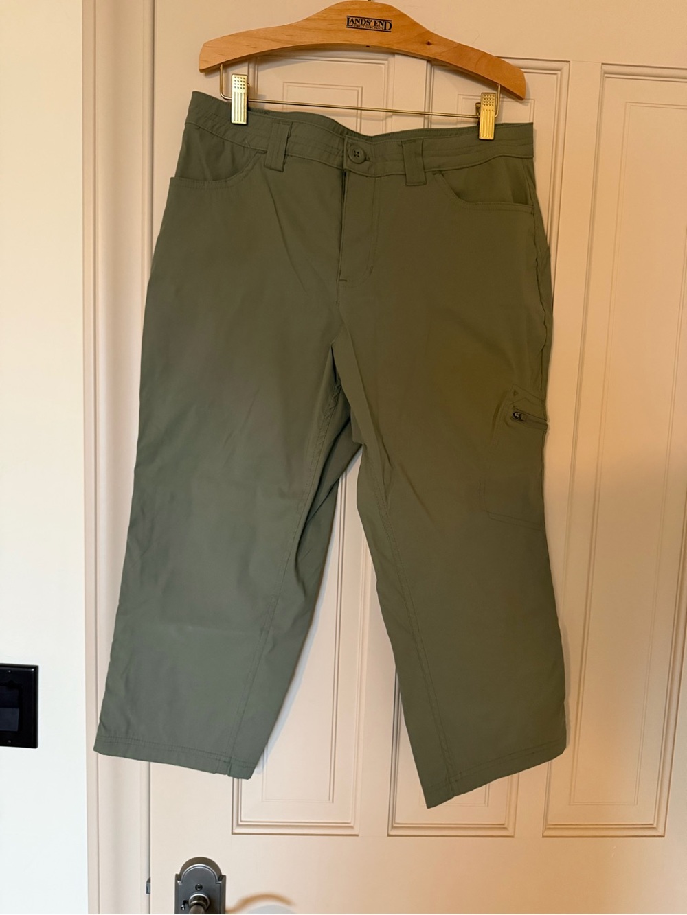 Eddie Bauer Olive Cargo Capris